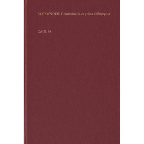 Alexander Aphrodisias - Commentaria in duodecim Aristotelis libros de prima philosophia