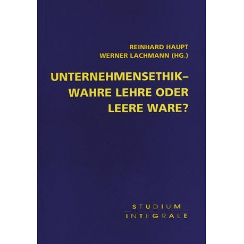 Werner Lachmann - Unternehmensethik