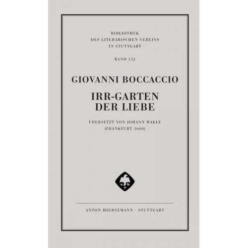 Giovanni Boccaccio - Irr-Garten der Liebe