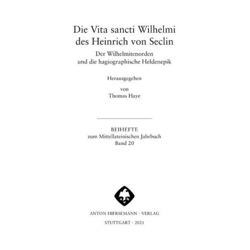 Heinrich Seclin - Vita sancti Wilhelmi