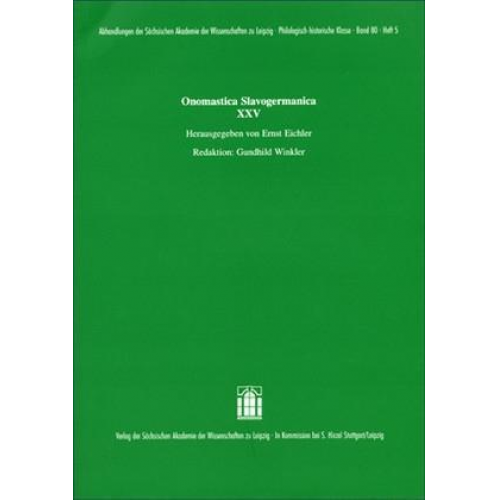 Onomastica Slavogermanica XXV