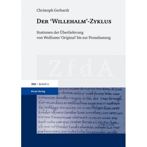 Christoph Gerhardt - Der 'Willehalm'-Zyklus