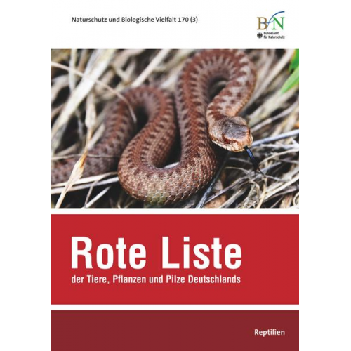 NaBiV Heft 170/3: Rote Liste der Tiere, Pflanzen und Pilze Deutschlands - Reptilien