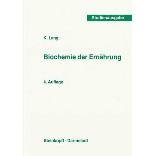 K. Lang - Biochemie der Ernährung