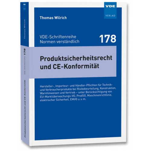 Thomas Wilrich - Produktsicherheitsrecht und CE-Konformität