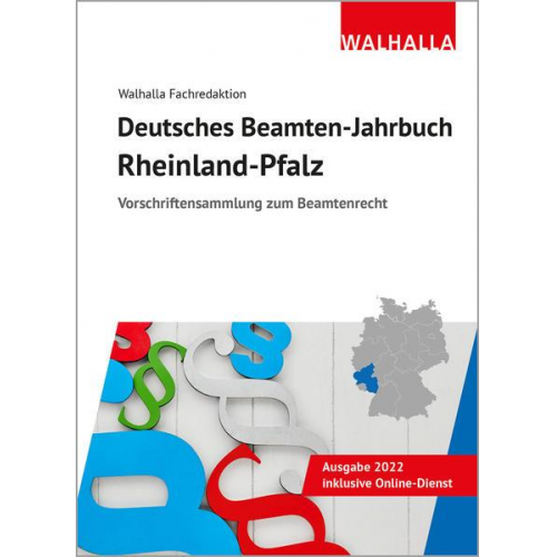 Walhalla Fachredaktion - Deutsches Beamten-Jahrbuch Rheinland-Pfalz 2022