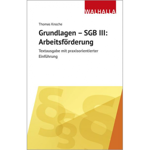 Thomas Knoche - Grundlagen - SGB III: Arbeitsförderung