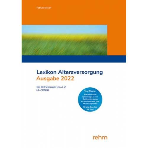 Ralf Fath & Christian Urbitsch - Lexikon Altersversorgung 2022