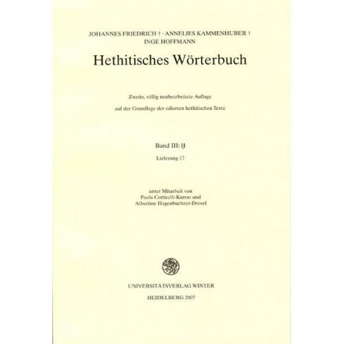 Johannes Friedrich & Annelies Kammenhuber - H/ha bis haz (Lfg 11-17)