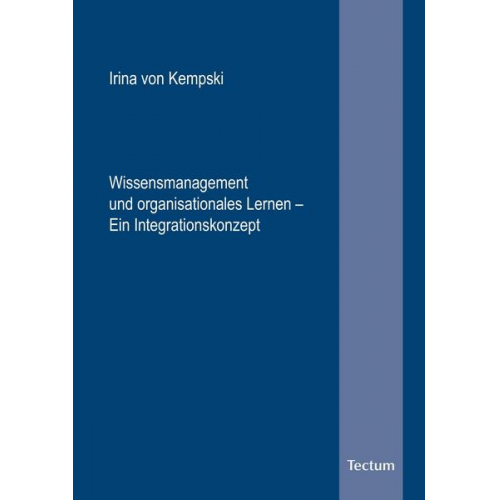 Irina Kempski - Wissensmanagement und organisationales Lernen – Ein Integrationskonzept