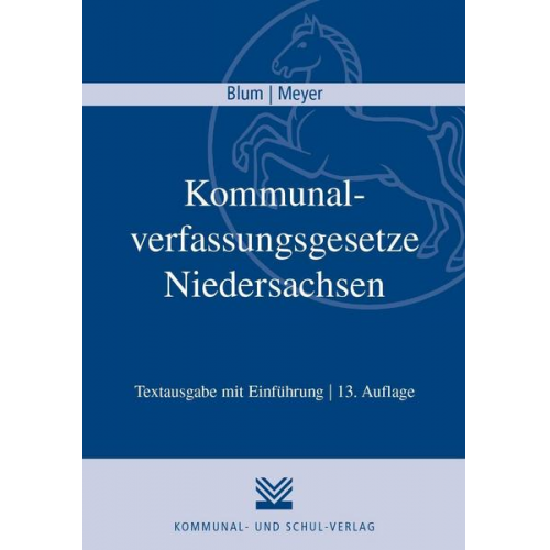 Hubert Meyer - Kommunalverfassungsgesetze Niedersachsen