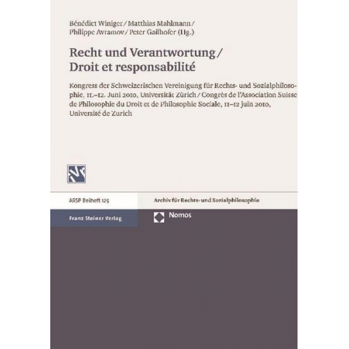 Recht und Verantwortung / Droit et responsabilité