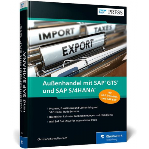 Christiane Schnellenbach - Außenhandel mit SAP GTS und SAP S/4HANA