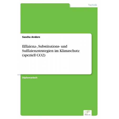 Sascha Anders - Effizienz-, Substitutions- und Suffizienzstrategien im Klimaschutz (speziell CO2)