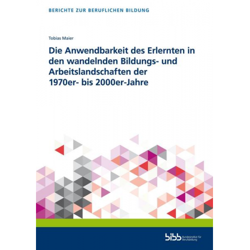 Tobias Maier - Die Anwendbarkeit des Erlernten in den wandelnden Bildungs- und Arbeitslandschaften der 1970er- bis 2000er-Jahre