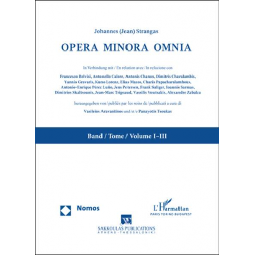 Johannes Strangas - Paket Opera Minora Omnia