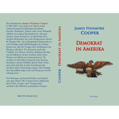 James Fenimore Cooper - Demokrat in Amerika