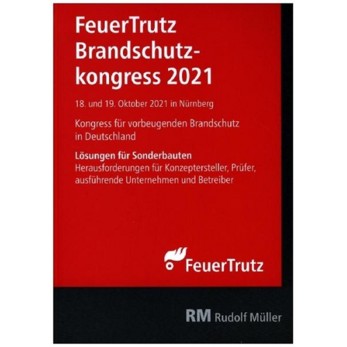 Tagungsband FeuerTrutz Brandschutzkongress 2021