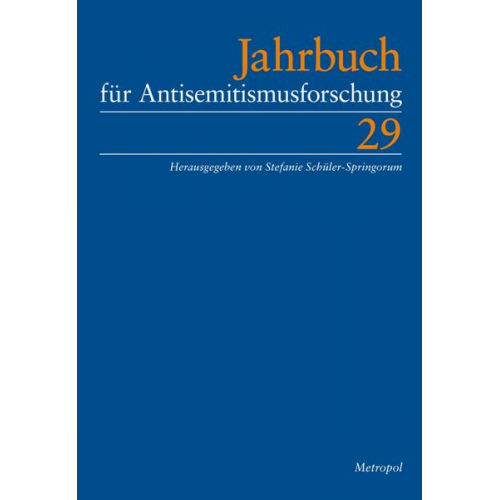 Jahrbuch für Antisemitismusforschung 29 (2020)