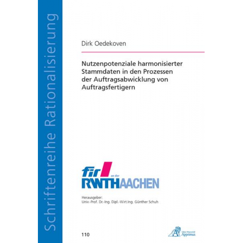 Dirk Oedekoven - Nutzenpotenziale harmonisierter Stammdaten in den Prozessen der Auftragsabwicklung von Auftragsfertigern