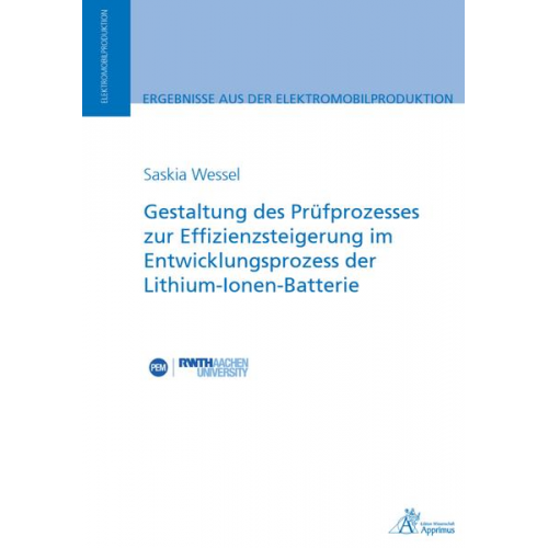 Saskia Wessel - Gestaltung des Prüfprozesses zur Effizienzsteigerung im Entwicklungsprozess der Lithium-Ionen-Batterie