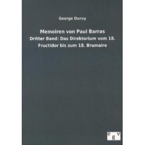 George Duruy - Memoiren von Paul Barras