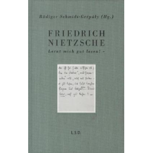 Rüdiger Schmidt-Grépály - Friedrich Nietzsche