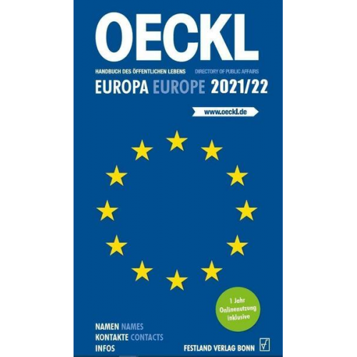 OECKL. Handbuch des Öffentlichen Lebens – Europa 2021/22 - Buchausgabe