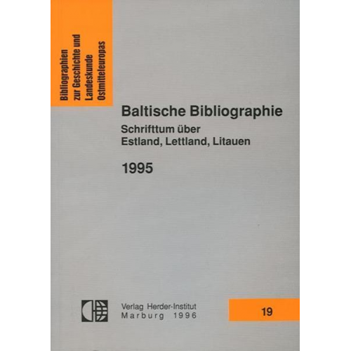 Baltische Bibliographie 1995