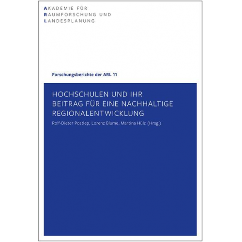 Hochschulen und ihr Beitrag für eine nachhaltige Regionalentwicklung