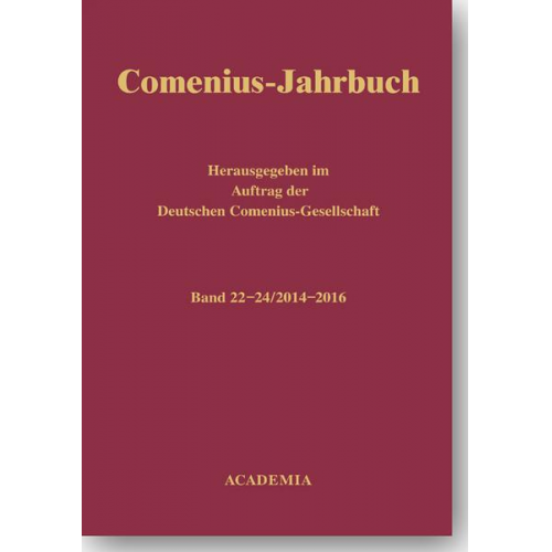 Comenius-Jahrbuch 22-24 (2014-2016)