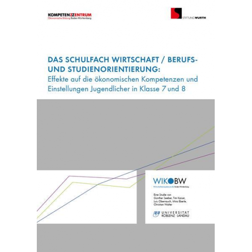 Günther Seeber & Tim Kaiser & Luis Oberrauch & Mira Eberle & Christian Walter - Das Schulfach Wirtschaft / Berufs- und Studienorientierung: