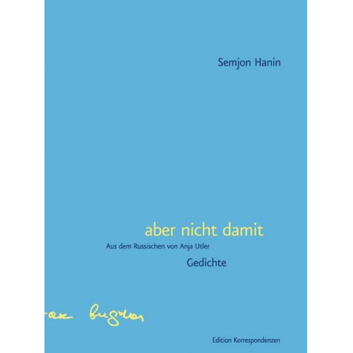 Semjon Hanin - Aber nicht damit