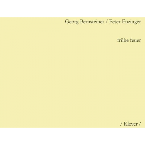 Peter Enzinger - Frühe feuer