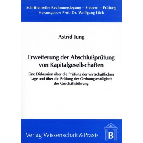 Astrid Jung - Erweiterung der Abschlussprüfung von Kapitalgesellschaften.