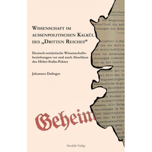 Johannes Dafinger - Wissenschaft im außenpolitischen Kalkül des „Dritten Reiches“