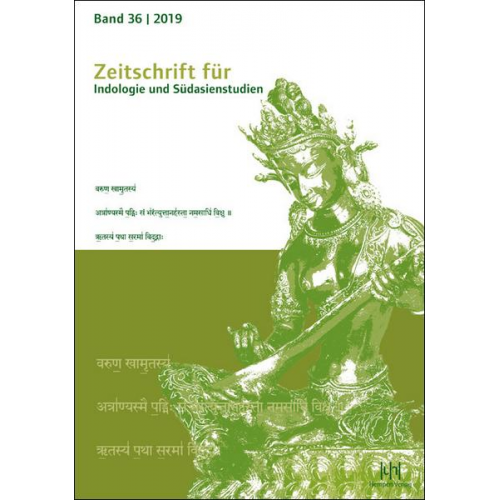 Zeitschrift für Indologie und Südasienstudien, Band 36 (2019)