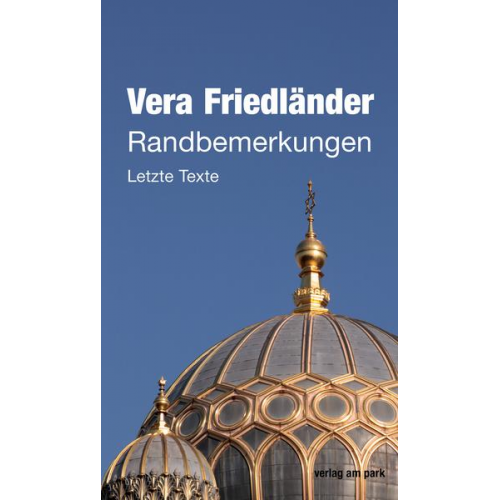 Vera Friedländer - Randbemerkungen