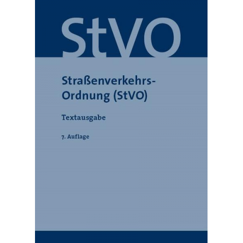 Straßenverkehrs-Ordnung (StVO)