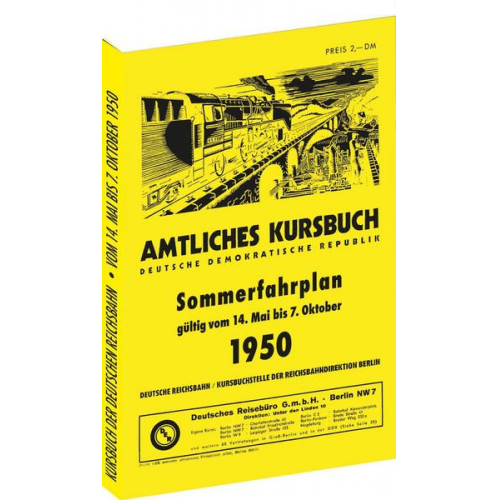 Kursbuch der Deutschen Reichsbahn - Sommerfahrplan 1950