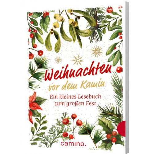 Weihnachten vor dem Kamin