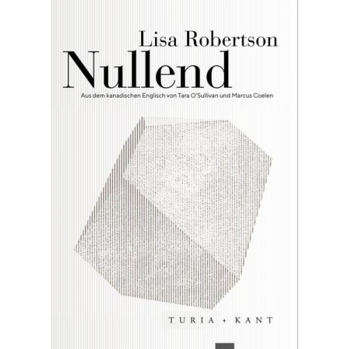 Lisa Robertson - Nullend