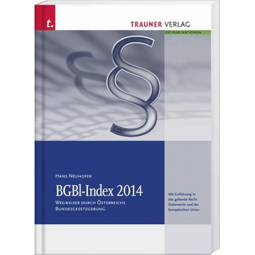 Hans Neuhofer - Neuhofer, H: BGBl-Index 2014