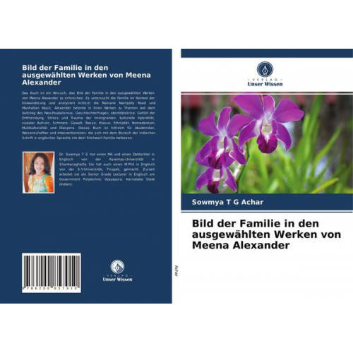 Sowmya T. G. Achar - Bild der Familie in den ausgewählten Werken von Meena Alexander