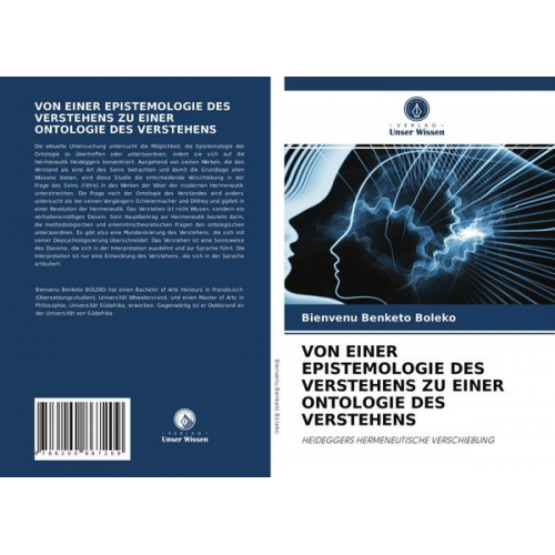 Bienvenu Benketo Boleko - Von einer Epistemologie des Verstehens Zu einer Ontologie des Verstehens