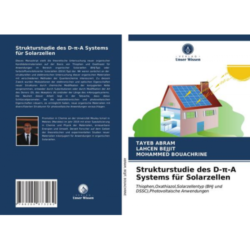 Tayeb Abram & Lahcen Bejjit & Mohammed Bouachrine - Strukturstudie des D-¿-A Systems für Solarzellen