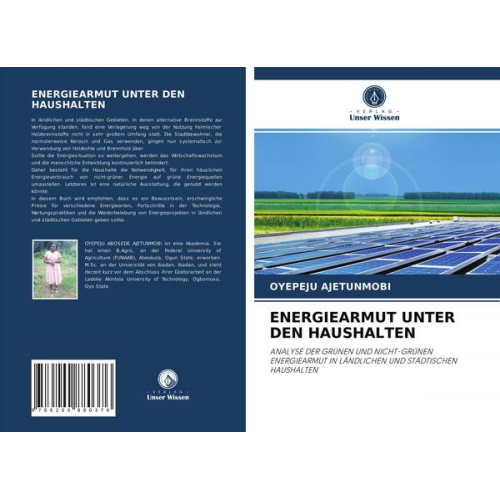 Oyepeju Ajetunmobi - Energiearmut unter den Haushalten