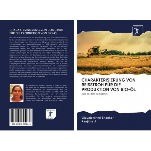 Vijayalakshmi Shankar & Ranjitha J. - Charakterisierung von Reisstroh für die Produktion von Bio-Öl