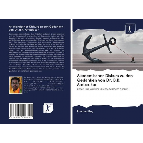 Prohlad Roy - Akademischer Diskurs zu den Gedanken von Dr. B.R. Ambedkar