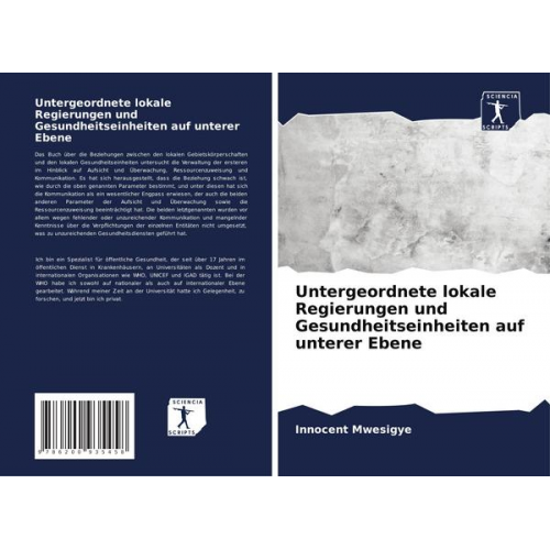 Innocent Mwesigye - Untergeordnete lokale Regierungen und Gesundheitseinheiten auf unterer Ebene